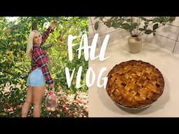 Fall Vlog | Apple Picking & Pie Baking