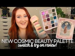 *NEW* COSMIC BEAUTY THE LOVERS EYESHADOW PALETTE SWATCH & TRY ON REVIEW! Haul & First Impressions