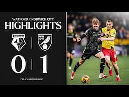 Watford 0-1 Norwich City | Short Highlights 🎞️