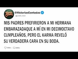 MIS PADRES PREFIRIERON A MI HERMANA EMBARAZADA QUE A MÍ EN MI DECIMOCTAVO CUMPLEAÑOS, PERO EL..