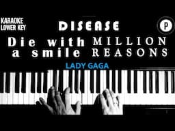 🎙️ LADY GAGA Karaoke SONGS 🎙️DISEASE / DIE WITH A SMILE / MILLION REASONS