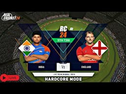 INDIA🆚ENGLAND (5th T20) REAL CRICKET 24 (Hardest Mode) Real Cricket 24 New Update Gameplay