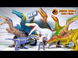 New WHITE Baryonyx & COMPLETE Baryonyx Toys Collection from Jurassic World!