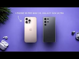 iPhone 16 Pro Max vs Galaxy S24 Ultra - The EPIC Face-Off!