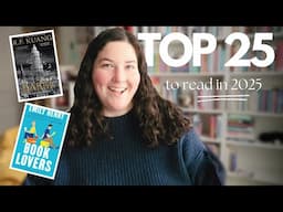 my top 25 books to read in 2025