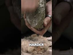 Making Fire with 2 Rocks