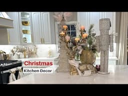 NEW!   Glam Christmas Decorating Ideas |  Kitchen | Winter Wonderland Christmas