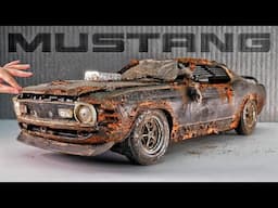 Restoration Abandoned 1970 Ford Mustang | Restoration and Rebuild Muscle Car