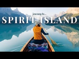 Journey to Spirit Island // canoe camping at Fisherman's Bay on Maligne Lake (Jasper, Alberta)