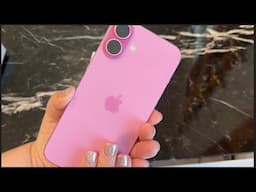 ASMR Apple iPhone 16 Plus Pink Unboxing