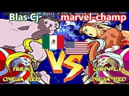 Marvel Super Heroes Vs. Street Fighter - Blas Cj vs marvel-champ FT5