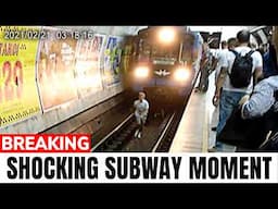 1 Hour of Most Disturbing Things Caught on Subway CCTV Cameras... (Part 2)