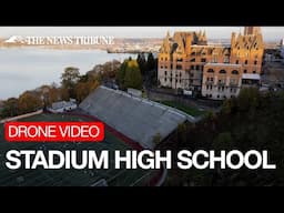 Experience the Breathtaking Sunset Views Over Historic Stadium High School in Tacoma