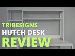 Tribesigns Computer Desk with Storage Shelves is a GAME CHANGER!