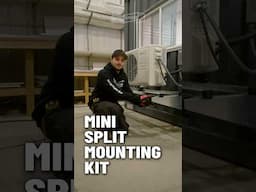 New Mini Split Mounting Kit! #climatecontrol  #shippingcontainers  #diy