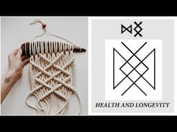 MACRAME PATTERN RUNES : HEALTH & LONGEVITY