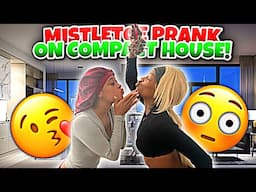 MISTLETOE PRANK ON THE COMPACT HOUSE GIRLS 😙… **GONE RIGHT**? 🥰❤️ VLOGMAS DAY 8