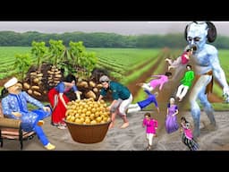 Jadui Aloo Magical Golden Potato 24Carat Gold Street Food Hindi Kahaniya Moral Stories Hindi Stories