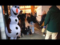 Olaf Prank the funniest Winter Reactions