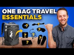 Don’t Forget These One Bag Travel Essentials in 2025