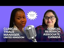 Similarities and differences in clinical research jobs - United Kingdom and Canada