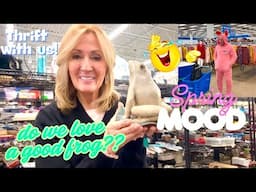 Spring FEVER in Goodwill ~ 50% OFF EVERYTHING!! It's FRIENDS & FAMILY DAY ~ trying on Bunny Suits!!