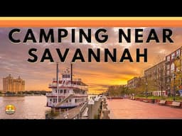 Savannah Campground We Love! | Savannah South KOA Holiday Site #31 Tour | Cabins, RVs and Tents