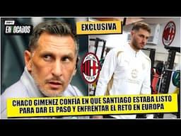 EXCLUSIVA CHACO GIMÉNEZ es optimista con el futuro de SANTI GIMÉNEZ en Serie A y MILAN | Enfocados