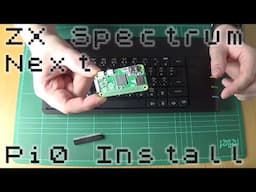 Installing a Raspberry Pi 0 in the ZX Spectrum Next.