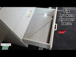 How to fix a drawer base - DIY