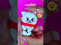 RJ de BT21 | Jin de BTS ✨ hazlo con PORCELANA FRÍA ✨ Figura coleccionable #short