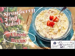 CHRISTMAS Just Got Sweeter with Strawberry Fluff Salad!