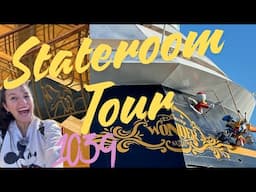 Deluxe Inside Stateroom Tour and Review on the Disney Wonder Cruise | Disney Wonder Stateroom 1039