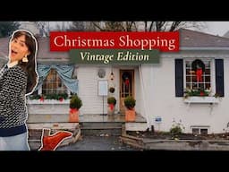 Christmas gift shopping at the CUTEST vintage shop. Ho ho ho to us all.