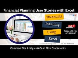 Learn Financial Planning in Excel: Common Size Analysis & Cash Flow Statements| PBCS User Stories