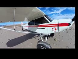 PA-18 Piper Super Cub aka Thumper Flying In Utah's Back Country to Provo Airport.