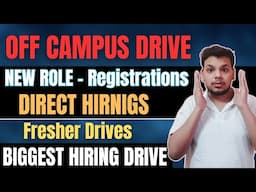 Biggest Hirings | EY , Parallel | OFF Campus Drive For 2025, 2024 Batch Hiring | Latest Jobs