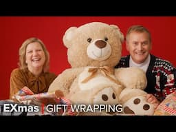 The "EXmas" Cast Does The Holiday Gift Wrapping Challenge