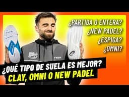 ¿Cómo elegir las ZAPATILLAS de pádel PERFECTAS? 👟 Tipos de suela, sujeción y tallas 🔥