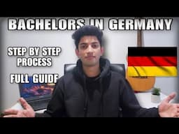 Bachelors in Germany 2024/25🇩🇪 || EVERYTHING ABOUT BACHELORS || FULL PROCESS ||