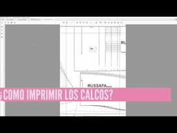 ¿Como imprimir patrones con calcos?