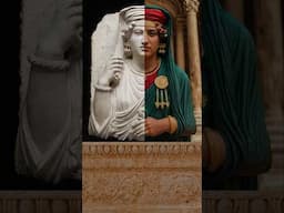 Palmyra Funerary Sculpture of a Women Brought To Life Using AI #history #ai #palmyra