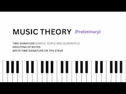 Simple MUSIC THEORY For Beginners | Time Signatures, Grouping of Notes