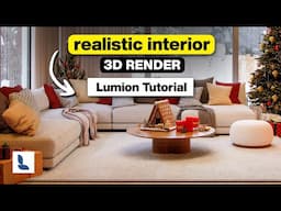 How To Make a Realistic Interior with Lumion - Christmas Scene Breakdown