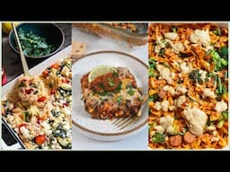 DUMP & BAKE CASSEROLES: 3 easy vegetarian dinners