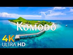 KOMODO NATURE in 4K UHD Drone Film + Relaxing Piano Music for Stress Relief, Sleep, Spa, Yoga,Cafe