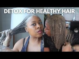 Detox for Healthy Hair With Rhassoul and Bentonite Clay| Herbal Hair Growth Challenge Week 12