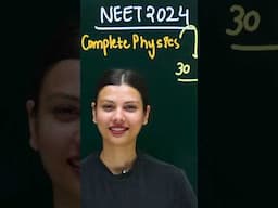 Best Physics Crash Course for NEET 2024 🔥 #tamannachaudhary