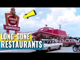 Remembering CLOSED Fast Food Restaurants From the Past