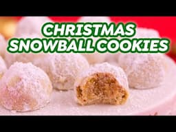 Easy Christmas Snowball Cookies | Only 5 Ingredients!